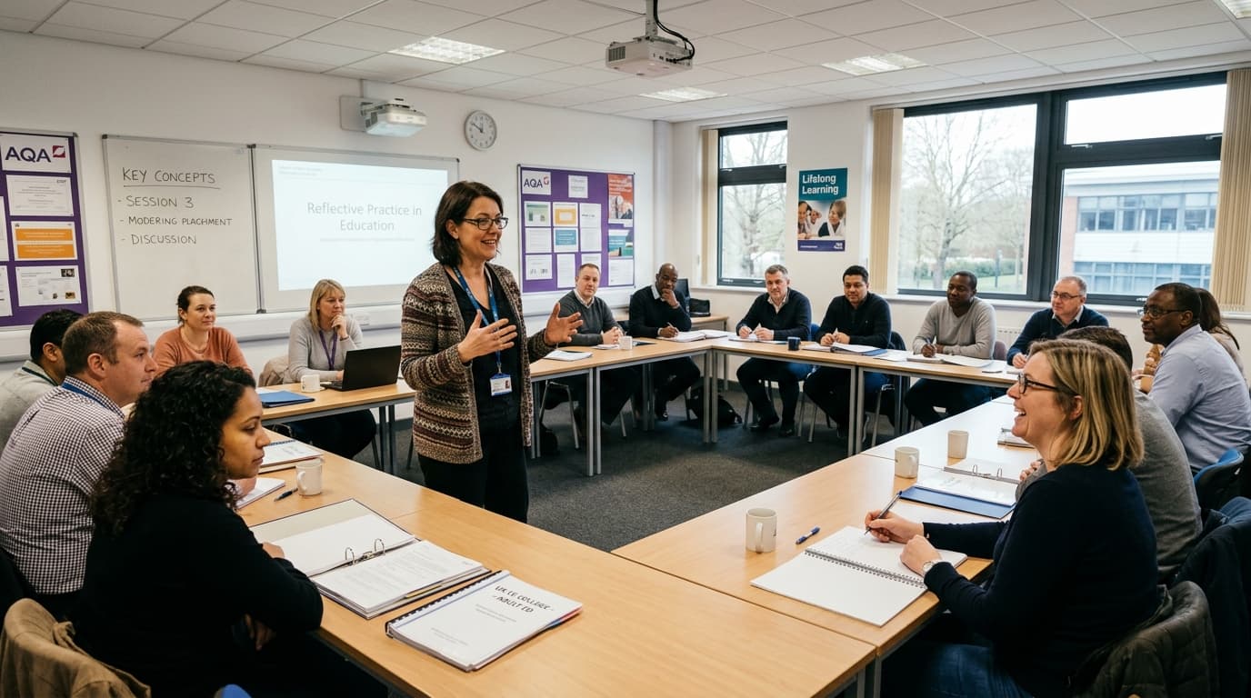 Teacher training microteaching classroom session at Smartminds Training College